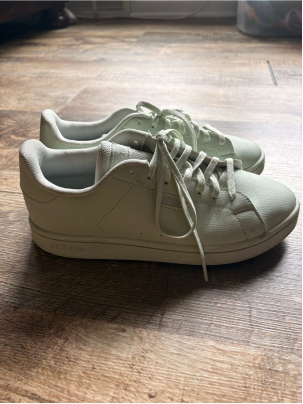 Adidas Cloudfoam Advantage Women's Sneakers - Size 7 - Mint Green